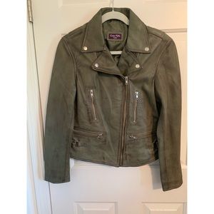 Carrie Horton London biker jacket